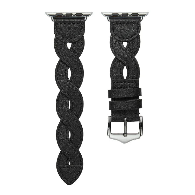 Bracelet tressé pour Apple Watch Series, 7 41mm / 6&SE&5&4 40mm / 3&2&1 38mm, 7 45mm / 6&SE&5&4 44mm / 3&2&1 42mm