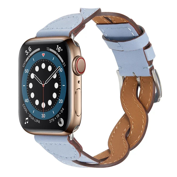 Bracelet tressé pour Apple Watch Series, 7 41mm / 6&SE&5&4 40mm / 3&2&1 38mm, 7 45mm / 6&SE&5&4 44mm / 3&2&1 42mm