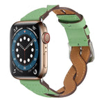 Bracelet tressé pour Apple Watch Series, 7 41mm / 6&SE&5&4 40mm / 3&2&1 38mm, 7 45mm / 6&SE&5&4 44mm / 3&2&1 42mm