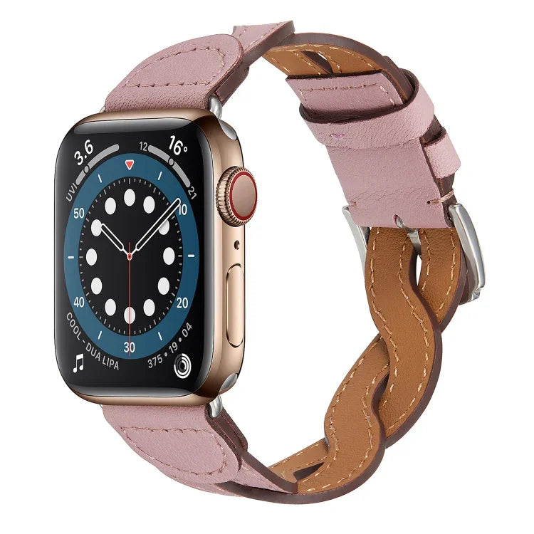 Bracelet tressé pour Apple Watch Series, 7 41mm / 6&SE&5&4 40mm / 3&2&1 38mm, 7 45mm / 6&SE&5&4 44mm / 3&2&1 42mm