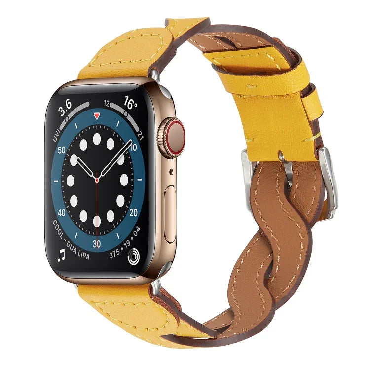 Bracelet tressé pour Apple Watch Series, 7 41mm / 6&SE&5&4 40mm / 3&2&1 38mm, 7 45mm / 6&SE&5&4 44mm / 3&2&1 42mm
