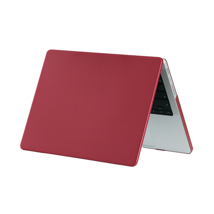Housse d'ordinateur portable double face en similicuir grainé à pois, pour MacBook Air 13,3 pouces A1932/A2179/A2337, pour MacBook Pro 13,3 pouces A1706/A1708, pour MacBook Pro 14,2 pouces A2442 2021, pour MacBook Pro 16,2 pouces A2485 2021