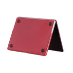 Housse d'ordinateur portable double face en similicuir grainé à pois, pour MacBook Air 13,3 pouces A1932/A2179/A2337, pour MacBook Pro 13,3 pouces A1706/A1708, pour MacBook Pro 14,2 pouces A2442 2021, pour MacBook Pro 16,2 pouces A2485 2021