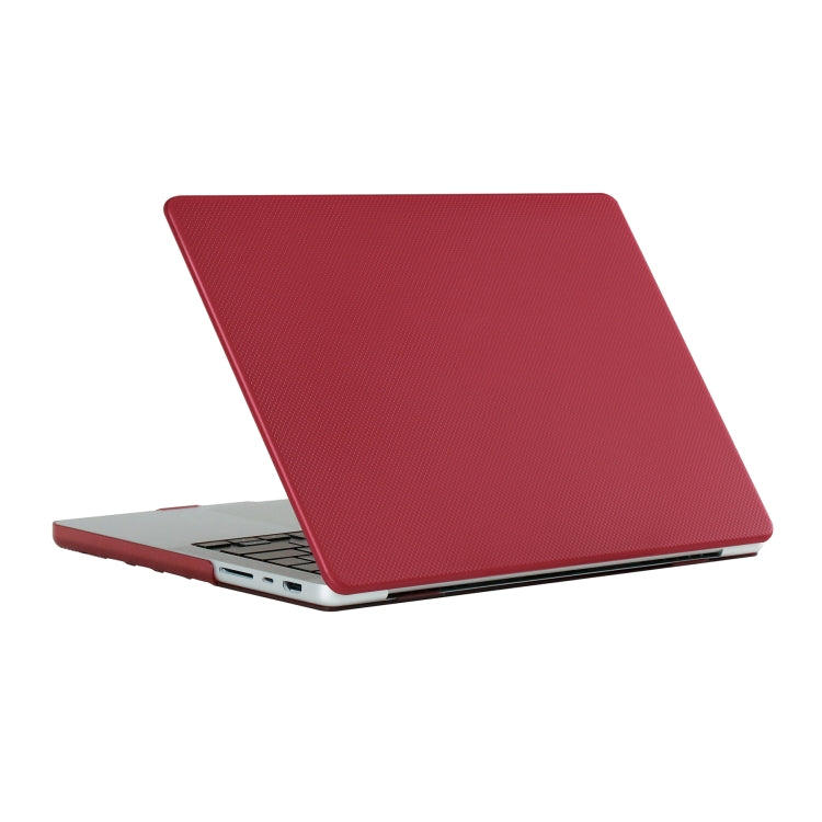 Housse d'ordinateur portable double face en similicuir grainé à pois, pour MacBook Air 13,3 pouces A1932/A2179/A2337, pour MacBook Pro 13,3 pouces A1706/A1708, pour MacBook Pro 14,2 pouces A2442 2021, pour MacBook Pro 16,2 pouces A2485 2021