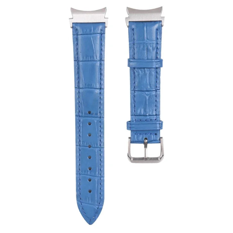 Bracelet de montre en cuir texturé Slub, pour Samsung Galaxy Watch4 40mm/44mm