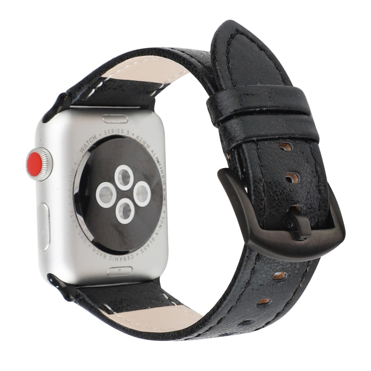 Bracelet de montre en cuir véritable à paillettes pour Apple Watch Series, 7 41mm / 6&SE&5&4 40mm / 3&2&1 38mm, 7 45mm / 6&SE&5&4 44mm / 3&2&1 42mm