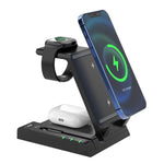 Support de chargeur sans fil rapide multifonction D2 15 W max. 6-en-1