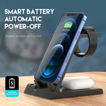 Support de chargeur sans fil rapide multifonction D2 15 W max. 6-en-1