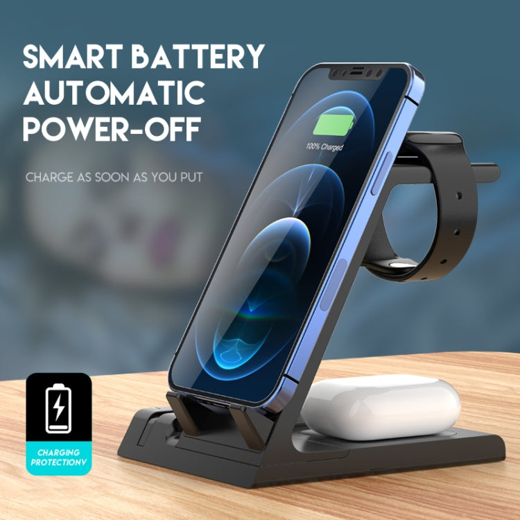 Support de chargeur sans fil rapide multifonction D2 15 W max. 6-en-1