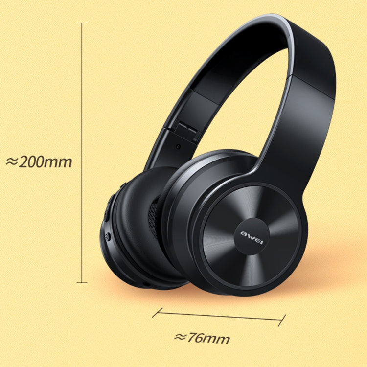 Casque Bluetooth sans fil pliable awei A996BL, A996BL