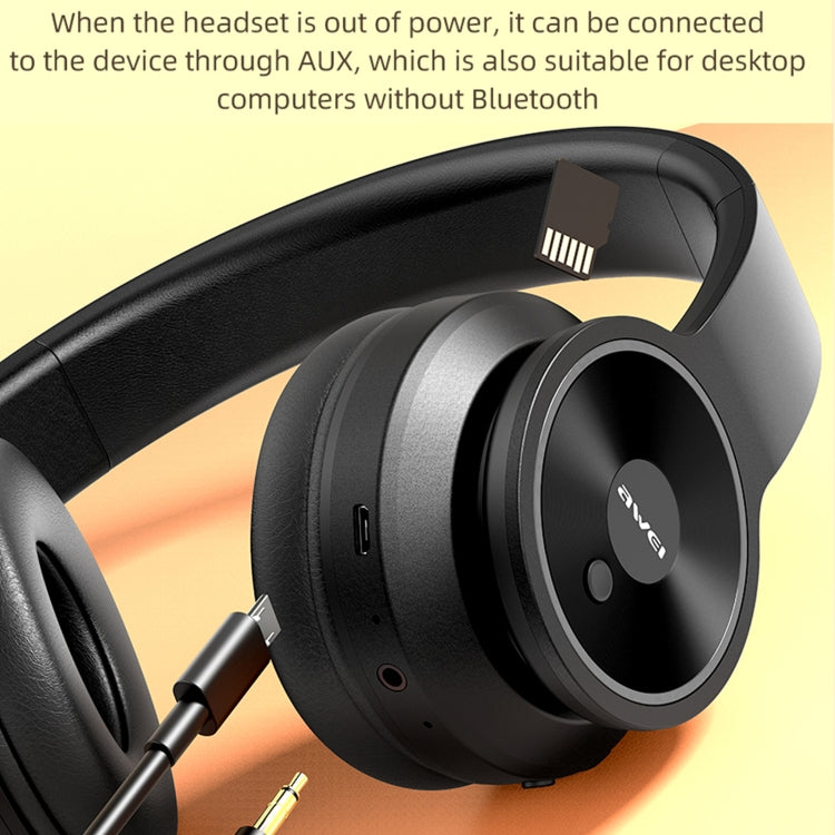 Casque Bluetooth sans fil pliable awei A996BL, A996BL