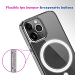 Magsafe Clear Acrylic PC +TPU Phone Case, For iPhone 14, For iPhone 14 Pro, For iPhone 14 Plus, For iPhone 14 Pro Max