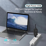 Chargeur de voyage rapide awei PD9 65W GaN, prise EU