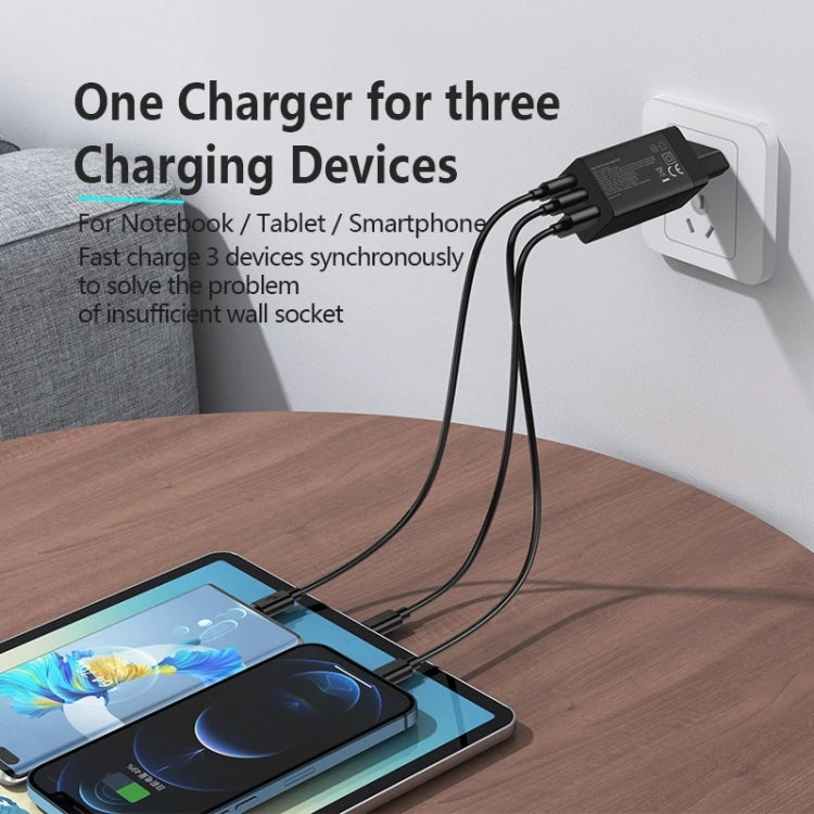 Chargeur de voyage rapide awei PD9 65W GaN, prise EU