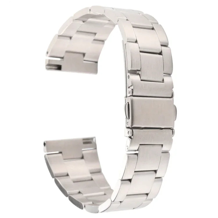 Bracelet de montre en acier à trois perles de 22 mm