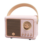 Enceinte Bluetooth sans fil mini rétro HIFI portable HM11 PLUS, HM11 PLUS (Jaune), HM11 PLUS (Noir), HM11 PLUS (Violet), HM11 PLUS (Rose), HM11 PLUS (Vert)