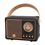 Enceinte Bluetooth sans fil mini rétro HIFI portable HM11 PLUS, HM11 PLUS (Jaune), HM11 PLUS (Noir), HM11 PLUS (Violet), HM11 PLUS (Rose), HM11 PLUS (Vert)