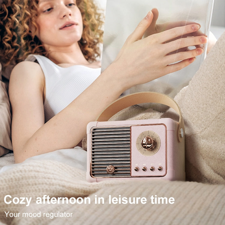 Enceinte Bluetooth sans fil mini rétro HIFI portable HM11 PLUS, HM11 PLUS (Jaune), HM11 PLUS (Noir), HM11 PLUS (Violet), HM11 PLUS (Rose), HM11 PLUS (Vert)