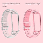 Décoloration dans le bracelet de montre en TPU clair, pour Samsung Galaxy Fit 2 SM-R220