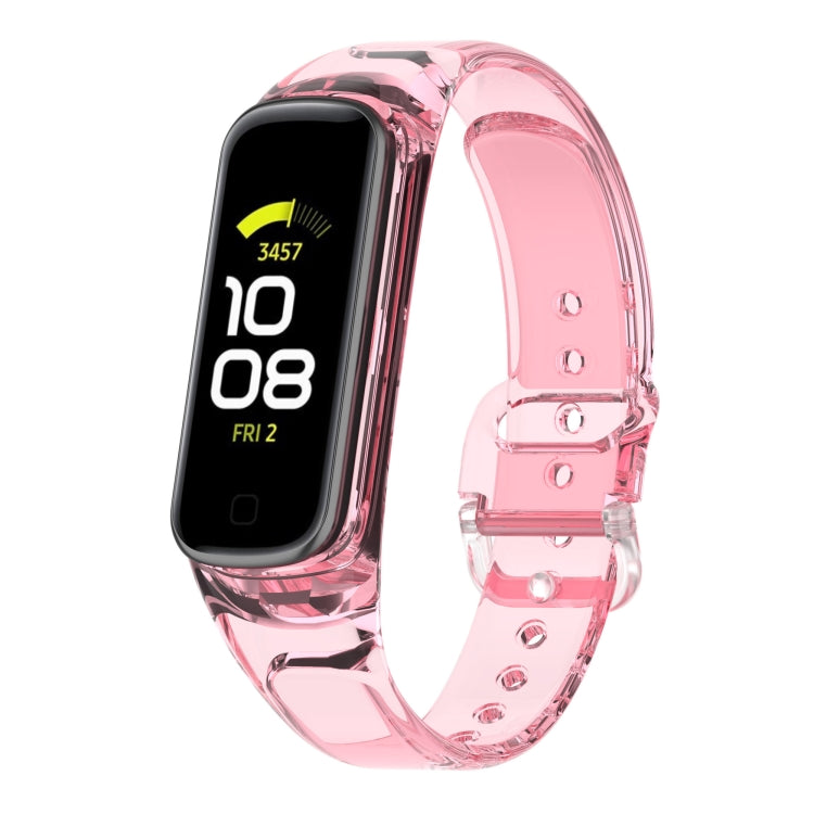 Décoloration dans le bracelet de montre en TPU clair, pour Samsung Galaxy Fit 2 SM-R220