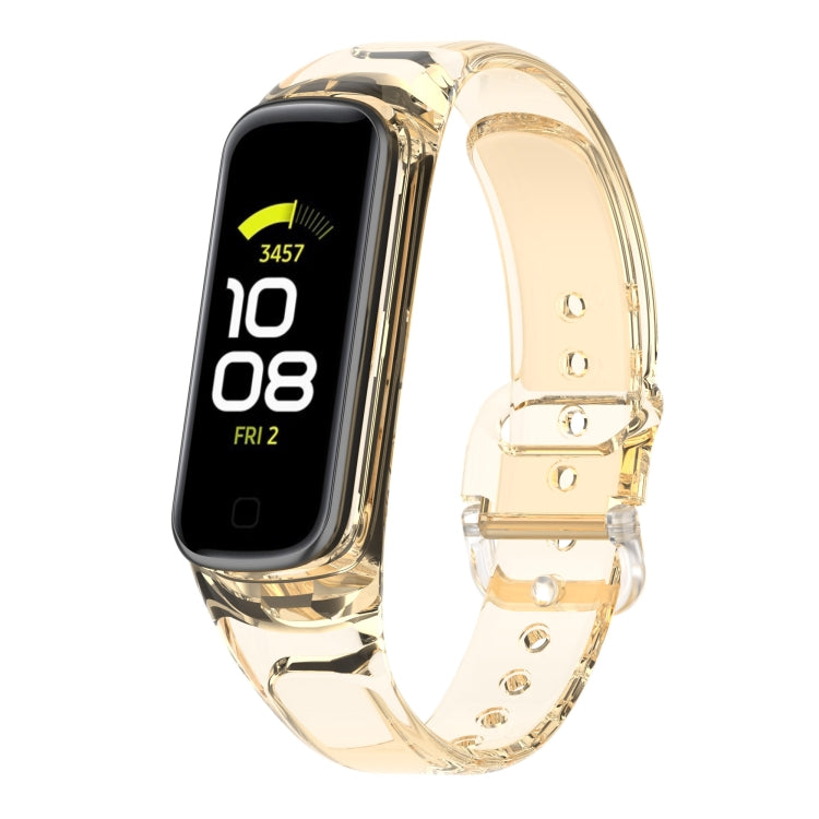 Décoloration dans le bracelet de montre en TPU clair, pour Samsung Galaxy Fit 2 SM-R220