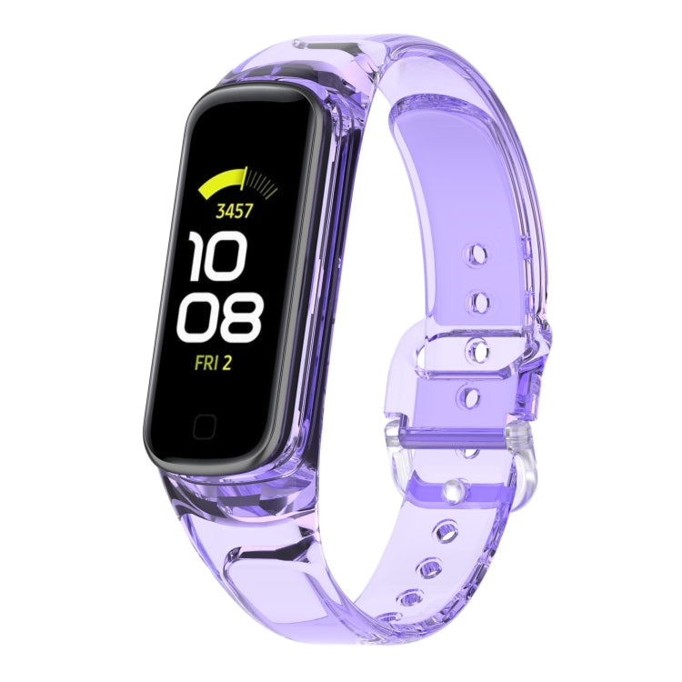 Décoloration dans le bracelet de montre en TPU clair, pour Samsung Galaxy Fit 2 SM-R220