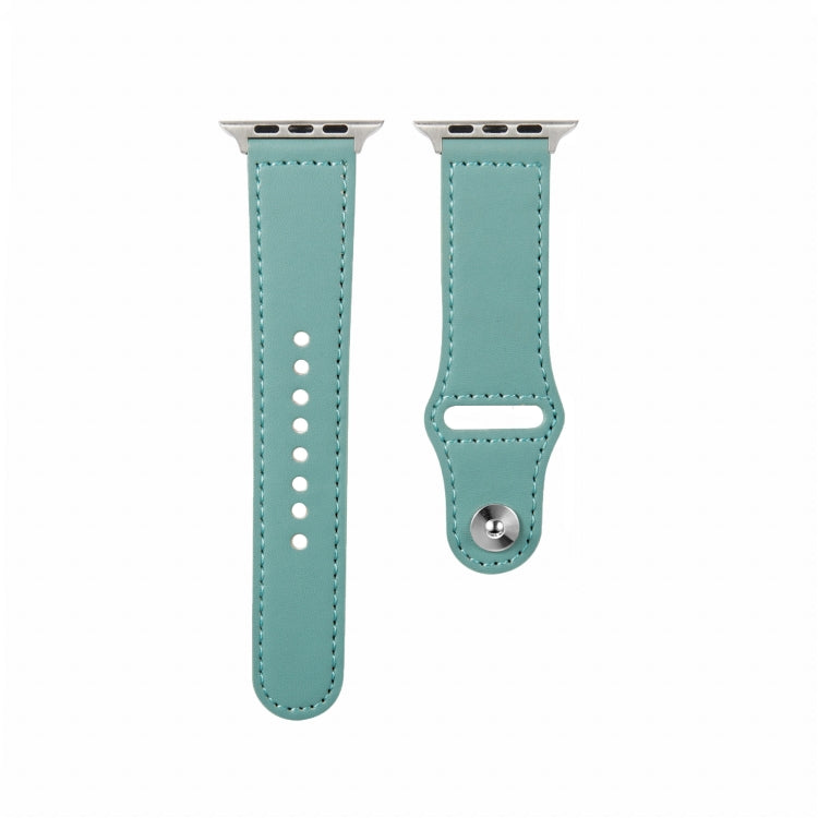 Bracelet en cuir avec boucle ardillon pour Apple Watch Series, 7 41mm / 6&SE&5&4 40mm / 3&2&1 38mm, 7 45mm / 6&SE&5&4 44mm / 3&2&1 42mm