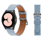 Bracelet de Montre en Cuir à Tissage Uni, Pour Samsung Galaxy Watch4 40mm / 44mm