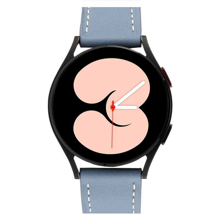 Bracelet de Montre en Cuir à Tissage Uni, Pour Samsung Galaxy Watch4 40mm / 44mm