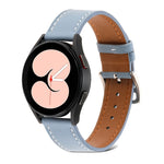 Bracelet de Montre en Cuir à Tissage Uni, Pour Samsung Galaxy Watch4 40mm / 44mm