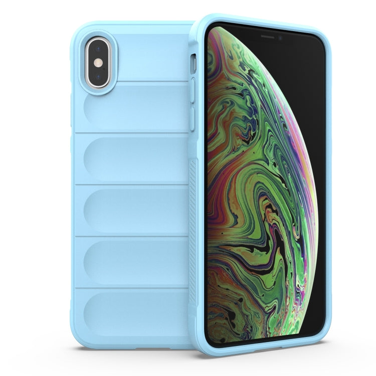Magic Shield TPU + Flannel Phone Case, For iPhone XS Max
