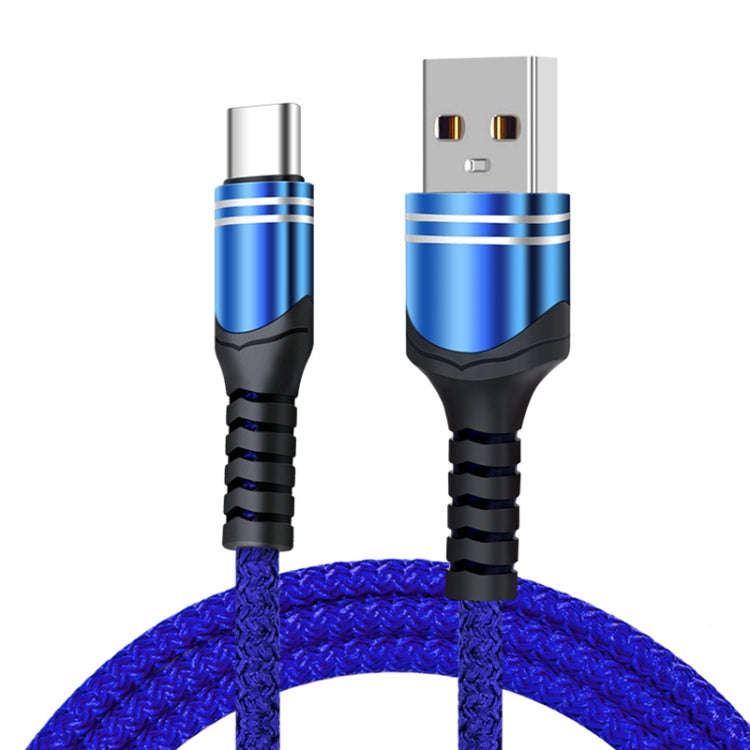 Câble de chargement USB tressé 6A, Longueur du câble : 1m, USB-C / Type-C, Micro USB, 8 broches