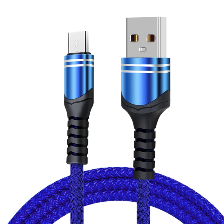 Câble de chargement USB tressé 6A, Longueur du câble : 1m, USB-C / Type-C, Micro USB, 8 broches
