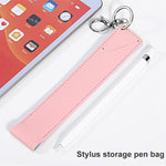 Étui de protection antichoc en cuir PU pour Apple Pencil 1 / 2, Étui