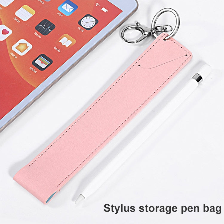 Étui de protection antichoc en cuir PU pour Apple Pencil 1 / 2, Étui
