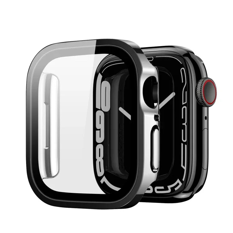DUX DUCIS Coque de protection électroplaquée en PC pour Apple Watch Series, pour Apple Watch Series 9 / 8 / 7 45 mm