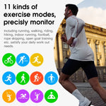Montre connectée S20S avec écran HD de 1,4 pouce, étanche IP68, compatible avec le contrôle de la musique, la prise de photos via Bluetooth, le suivi de la fréquence cardiaque et de la pression artérielle.