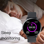 Montre connectée S20S avec écran HD de 1,4 pouce, étanche IP68, compatible avec le contrôle de la musique, la prise de photos via Bluetooth, le suivi de la fréquence cardiaque et de la pression artérielle.