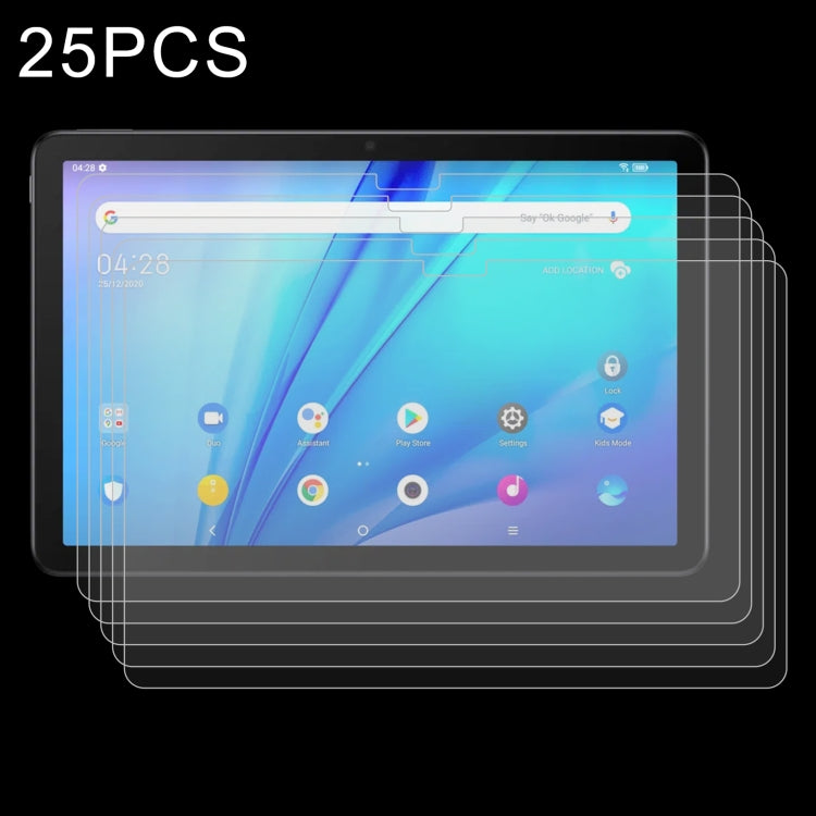 25 pièces Film en verre trempé anti-explosion 9H 2.5D pour tablette TCL Tab 10s / Enjoy 2 / T10 / T10S / Honor X8 / Honor 8 Lite / Lenovo K10C X6E6F / Teclast P30T, pour TCL Tab 10s / Enjoy 2 / T10 / T10S / Honor X8 / Honor 8 Lite (25 pièces)