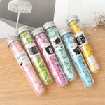 10 mini-savons confettis jetables portables en forme de tube, boîte, séries : Animaux, Succulentes, Fruits, Mots, Constellations, Bébé Cochon