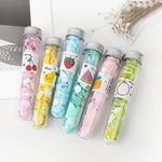 10 mini-savons confettis jetables portables en forme de tube, boîte, séries : Animaux, Succulentes, Fruits, Mots, Constellations, Bébé Cochon