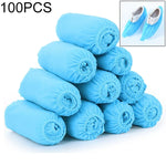 100 pièces de couvre-chaussures jetables 400g pour nettoyage intérieur, épaissis, en tissu non tissé, surchaussures en tissu