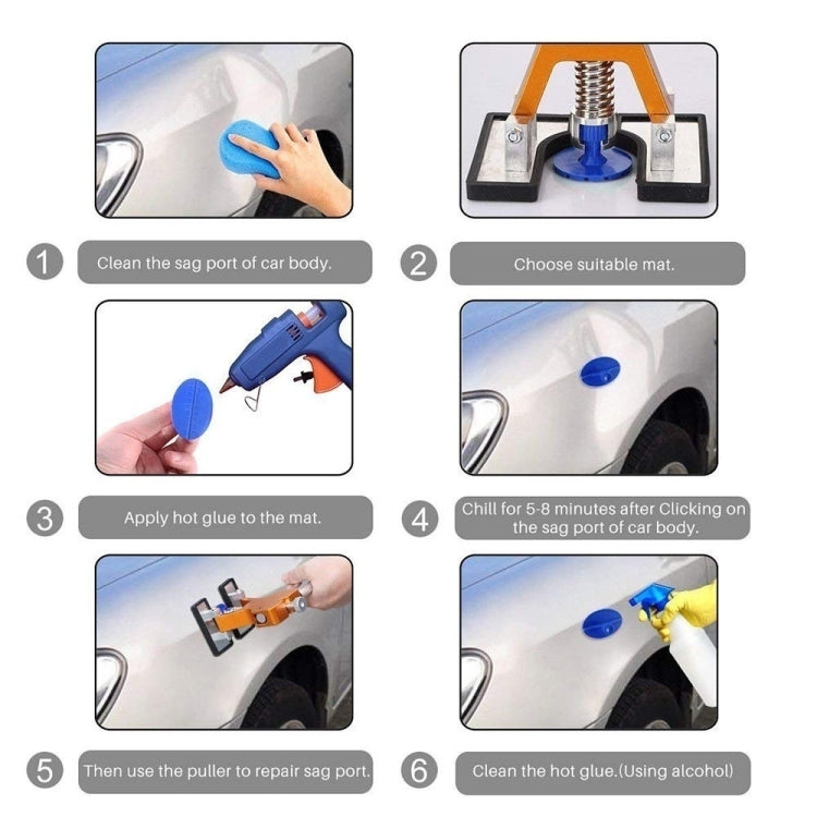 N4 107 in 1 Car Paintless Dent Removal Fender Damage Repair Puller Lifter, 107 in 1 EU Plug, 107 in 1 US Plug, 107 in 1 UK Plug, 107 in 1 Cigarette Lighter Plug