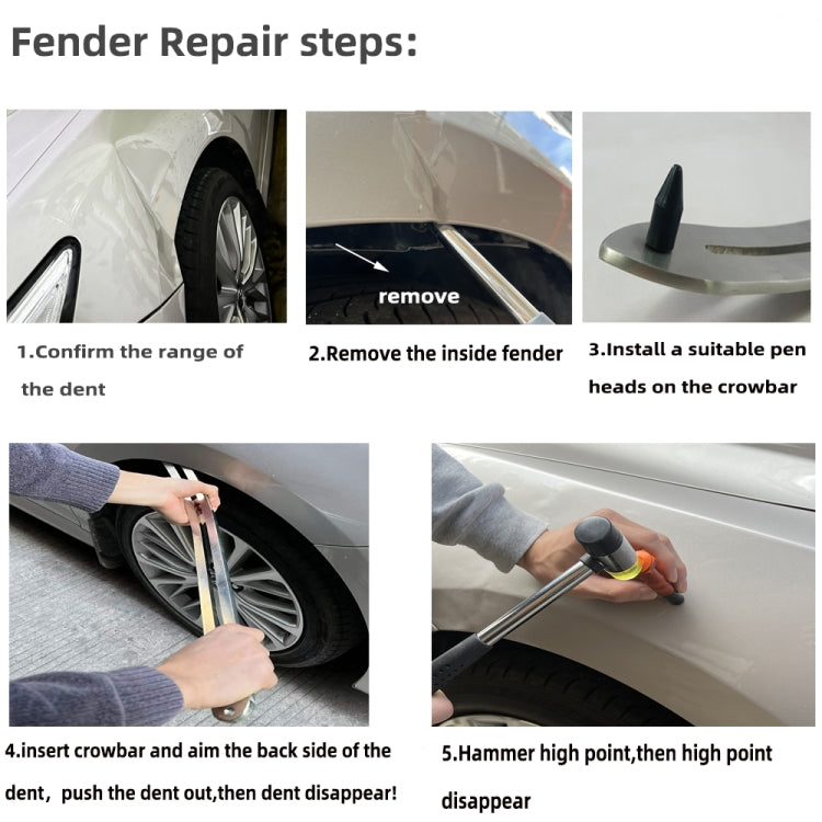 N5 104 in 1 Car Paintless Dent Removal Fender Damage Repair Puller Lifter, 104 in 1 EU Plug, 104 in 1 US Plug, 104 in 1 UK Plug, 104 in 1 Cigarette Lighter Plug