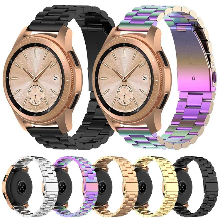 Bracelet de Montre en Acier Trois Perles 46 mm, Pour Galaxy Watch