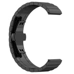 Bracelet en acier inoxydable avec boucle papillon 46mm, pour Galaxy Watch