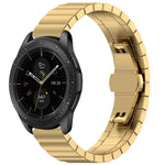 Bracelet en acier inoxydable avec boucle papillon 46mm, pour Galaxy Watch