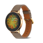 Bracelet de montre en cuir véritable, pour Samsung Galaxy Watch4 20mm