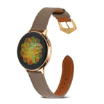 Bracelet de montre en cuir véritable, pour Samsung Galaxy Watch4 20mm