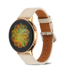 Bracelet de montre en cuir véritable, pour Samsung Galaxy Watch4 20mm